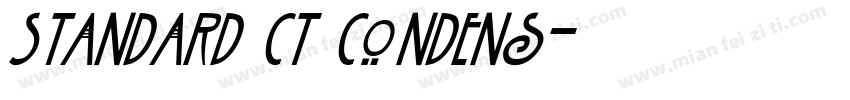 Standard CT Condens字体转换